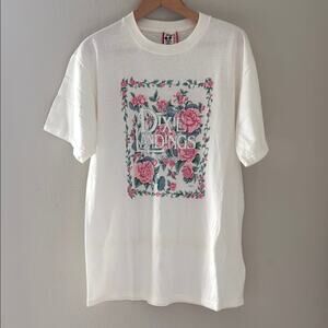 Vintage Disney Dixie‎ Landings Resort Cream T-Shirt Mickey Mouse Tag Size Large